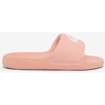 Lacoste Serve Slides 1.0 Damen Badesandalen rosa weiß - 38 female Lacoste Serve Slides 1.0 Damen Badesandalen rosa weiß - 38 female