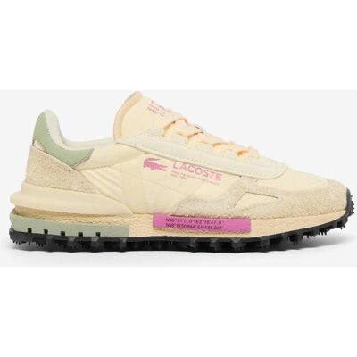 Lacoste Elite Active Retro Damen Schuhe beige grün rosa - 36 female Lacoste Elite Active Retro Damen Schuhe beige grün rosa - 36 female
