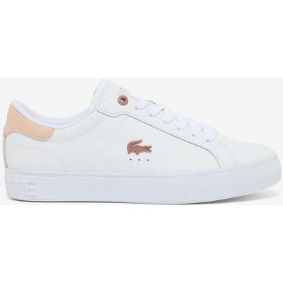 Lacoste Powercourt Leather Damen Schuhe weiß hellrosa - 37.5 female Lacoste Powercourt Leather Damen Schuhe weiß hellrosa - 37.5 female