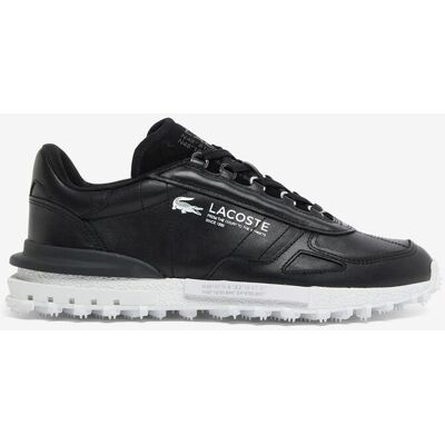 Lacoste Elite Active Leather Schuhe schwarz reinweiß - 41 male Lacoste Elite Active Leather Schuhe schwarz reinweiß - 41 male