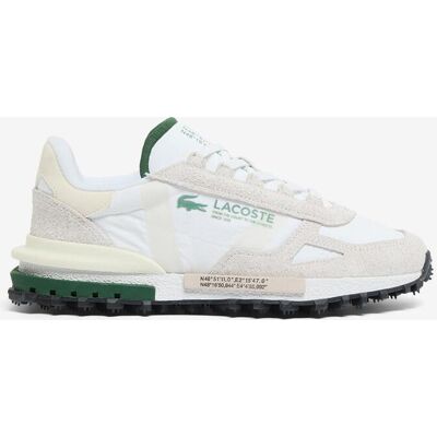 Lacoste Elite Active Schuhe weiß beige grün - 44.5 male Lacoste Elite Active Schuhe weiß beige grün - 44.5 male