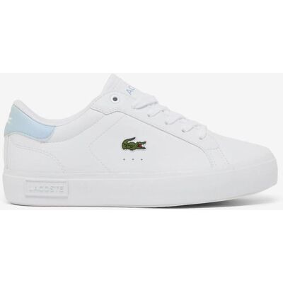 Lacoste Powercourt Kinder Schuhe weiß hellblau - 37 unisex Lacoste Powercourt Kinder Schuhe weiß hellblau - 37 unisex