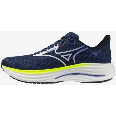 Mizuno Wave Rider 29 Schuhe nachtblau weiß gelb - 46 male Mizuno Wave Rider 29 Schuhe nachtblau weiß gelb - 46 male