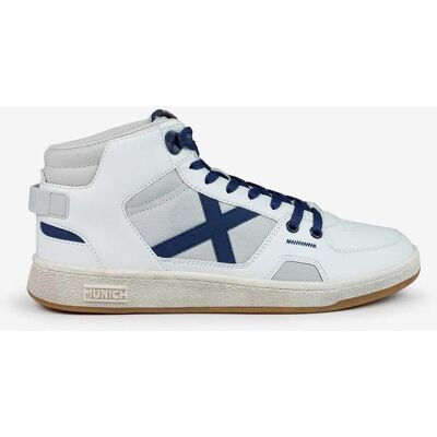 Munich Dome Sneaker weiß/marineblau - 45 male Munich Dome Sneaker weiß/marineblau - 45 male