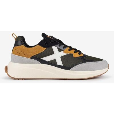 Munich Tip Sneaker schwarz/grün/grau - 40 male Munich Tip Sneaker schwarz/grün/grau - 40 male