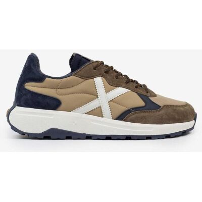 Munich Babel Schuhe braun beige weiß - 39 male Munich Babel Schuhe braun beige weiß - 39 male