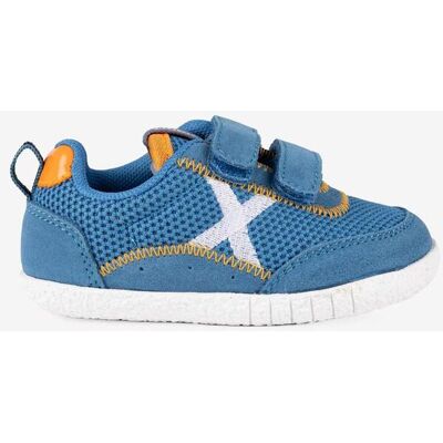 Munich Baby Koda Kinder Schuhe dunkelblau weiß orange - 23 unisex Munich Baby Koda Kinder Schuhe dunkelblau weiß orange - 23 unisex
