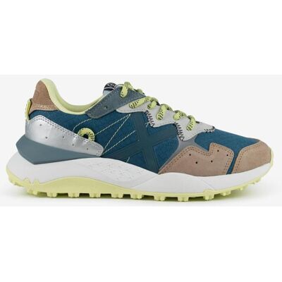 Munich Shibuya Damen Sneaker blau petrol/beige/gelb - 37 female Munich Shibuya Damen Sneaker blau petrol/beige/gelb - 37 female
