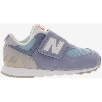 New Balance 574 NEW-B Hook & Loop Baby Sneaker lila/blau/grau - 18.5 unisex New Balance 574 NEW-B Hook & Loop Baby Sneaker lila/blau/grau - 18.5 unisex