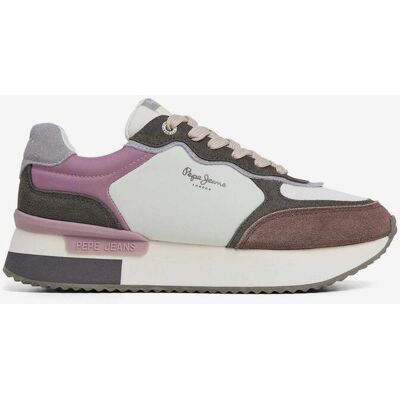 Pepe Jeans Rusper Mania Damen Sneaker weiß/grün/rosa - 41 female Pepe Jeans Rusper Mania Damen Sneaker weiß/grün/rosa - 41 female
