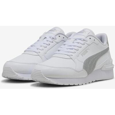 Puma ST Runner v4 SL Glitter Schuhe weiß grau Mädchen - 37.5 female Puma ST Runner v4 SL Glitter Schuhe weiß grau Mädchen - 37.5 female