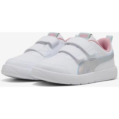 Puma Courtflex V3 Space Belle Kinder Schuhe weiß grau rosa - 35 female Puma Courtflex V3 Space Belle Kinder Schuhe weiß grau rosa - 35 female