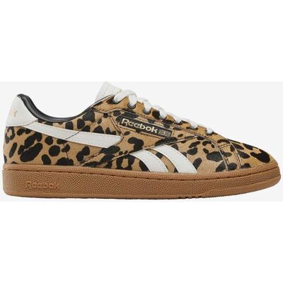 Reebok Club C Grounds Damen Sneaker braun/Leopard/weiß - 37.5 female Reebok Club C Grounds Damen Sneaker braun/Leopard/weiß - 37.5 female