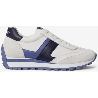 Ralph Lauren Dani Low Suede Damen Schuhe weiß blau - 40 female Ralph Lauren Dani Low Suede Damen Schuhe weiß blau - 40 female