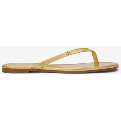 Ralph Lauren Raquel Metallic Damen Badesandalen gold - 37 female Ralph Lauren Raquel Metallic Damen Badesandalen gold - 37 female
