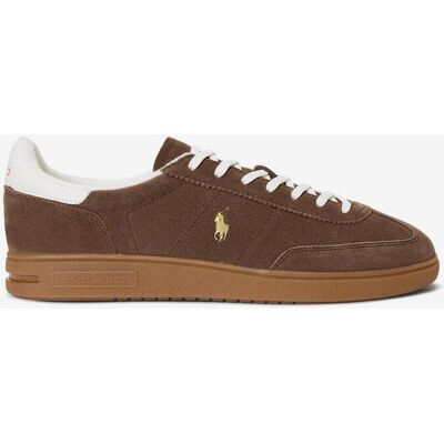 Ralph Lauren Bedford Suede Sneaker braun/weiß - 43 male Ralph Lauren Bedford Suede Sneaker braun/weiß - 43 male