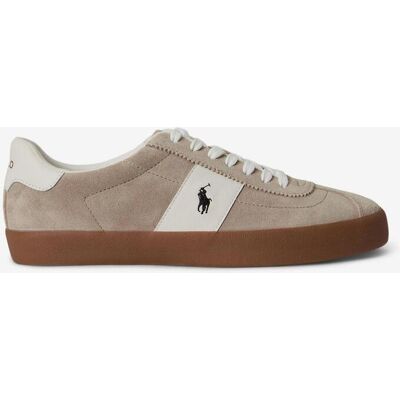 Ralph Lauren Court Vulc Schuhe braun weiß - 45 male Ralph Lauren Court Vulc Schuhe braun weiß - 45 male