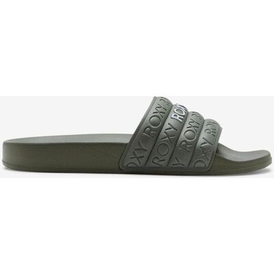 Roxy Slippy Embossed Damen Flip-Flops khaki - 36 female Roxy Slippy Embossed Damen Flip-Flops khaki - 36 female
