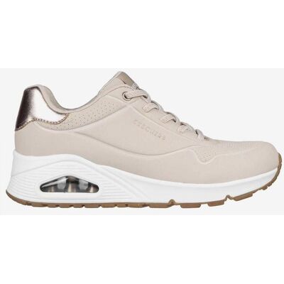 Skechers Uno Shimmer Away Damen Sneaker beige/gold - 40 female Skechers Uno Shimmer Away Damen Sneaker beige/gold - 40 female
