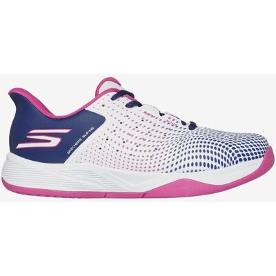 Skechers Viper Court Reload Slip-ins Relaxed Fit Damen Sneaker blau/rosa - 37.5 female Skechers Viper Court Reload Slip-ins Relaxed Fit Damen Sneaker blau/rosa - 37.5 female