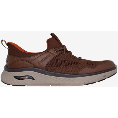 Skechers Arch Fit Crosser Slip-Ins Schuhe braun/orange/beige - 39.5 male Skechers Arch Fit Crosser Slip-Ins Schuhe braun/orange/beige - 39.5 male