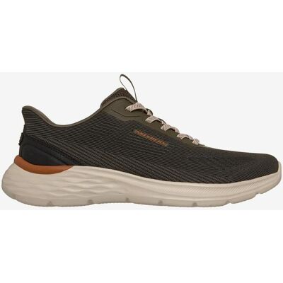 Skechers Garner - Ellis Slip-Ins Relaxed Fit Sneaker grün oliv/beige/braun/schwarz - 41.5 male Skechers Garner - Ellis Slip-Ins Relaxed Fit Sneaker grün oliv/beige/braun/schwarz - 41.5 male