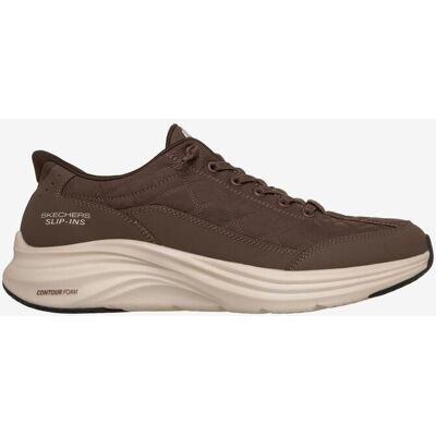 Skechers Contour Foam Cozy Fit Slip-ins Sneaker braun beige - 45.5 male Skechers Contour Foam Cozy Fit Slip-ins Sneaker braun beige - 45.5 male