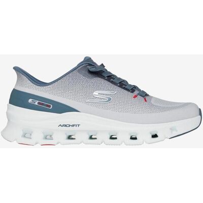 Skechers Arch Fit Glide-Step Pro Slip-Ins Schuhe blau weiß - 43 male Skechers Arch Fit Glide-Step Pro Slip-Ins Schuhe blau weiß - 43 male