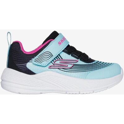 Skechers MICROSPEC ADVANCE Mädchen Schuhe schwarz hellblau - 23 female Skechers MICROSPEC ADVANCE Mädchen Schuhe schwarz hellblau - 23 female