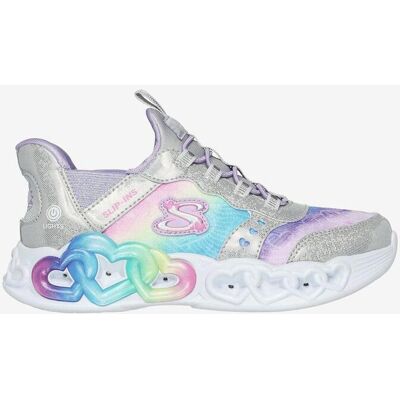 Skechers INFINITE HEART LIGHTS - ETERNAL Mädchen Schuhe grau silber rosa - 35.5 female Skechers INFINITE HEART LIGHTS - ETERNAL Mädchen Schuhe grau silber rosa - 35.5 female