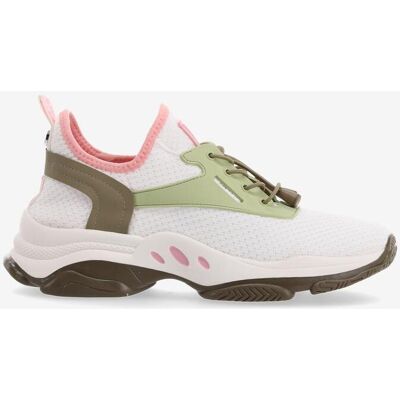 Steve Madden Match-E Damen Schuhe weiß grün rosa - 38 female Steve Madden Match-E Damen Schuhe weiß grün rosa - 38 female