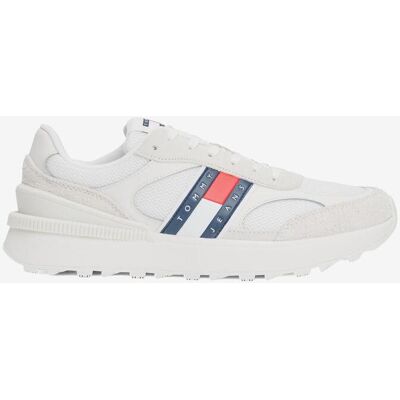 Tommy Hilfiger Tommy Jeans Techincal Runner Sneaker reinweiß - 44 male Tommy Hilfiger Tommy Jeans Techincal Runner Sneaker reinweiß - 44 male
