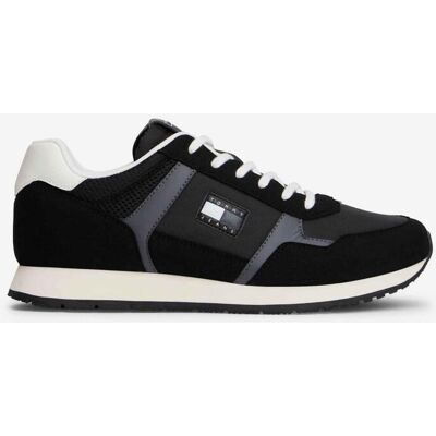 Tommy Hilfiger Tommy Jeans Runner Casual Sneaker pechschwarz - 44 male Tommy Hilfiger Tommy Jeans Runner Casual Sneaker pechschwarz - 44 male