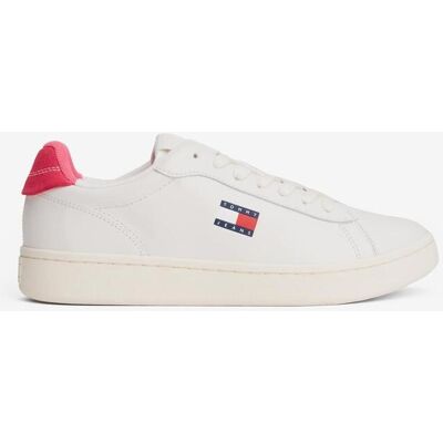 Tommy Hilfiger Tommy Jeans Archive Court Damen Schuhe weiß rosa - 39 female Tommy Hilfiger Tommy Jeans Archive Court Damen Schuhe weiß rosa - 39 female