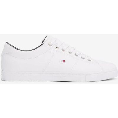 Tommy Hilfiger Essential Leather Schuhe reinweiß - 43 male Tommy Hilfiger Essential Leather Schuhe reinweiß - 43 male