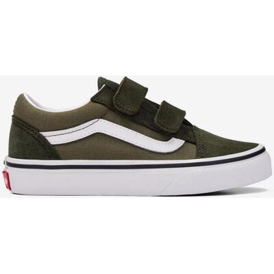 Vans Old Skool V Junior Schuhe grün weiß - 34 unisex Vans Old Skool V Junior Schuhe grün weiß - 34 unisex