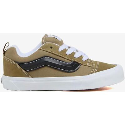 Vans Knu-Skool Junior Sneaker beige/pechschwarz/weiß - 35 unisex Vans Knu-Skool Junior Sneaker beige/pechschwarz/weiß - 35 unisex