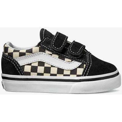 Vans Check Old Skool Baby Sneaker pechschwarz/weiß - 21.5 unisex Vans Check Old Skool Baby Sneaker pechschwarz/weiß - 21.5 unisex