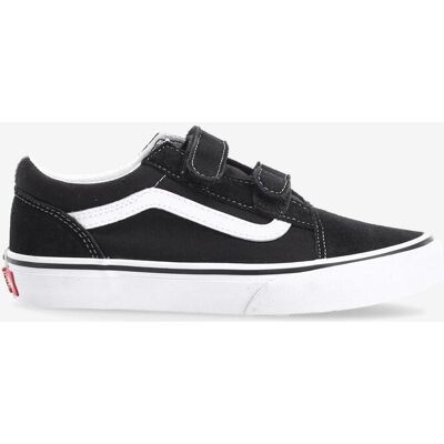 Vans Old Skool Kinder Sneaker mit Klettverschluss pechschwarz/weiß - 38.5 unisex Vans Old Skool Kinder Sneaker mit Klettverschluss pechschwarz/weiß - 38.5 unisex