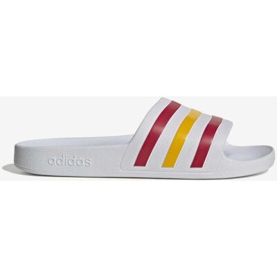adidas Adilette Aqua Badesandalen weiß rot gelb - 46 unisex adidas Adilette Aqua Badesandalen weiß rot gelb - 46 unisex