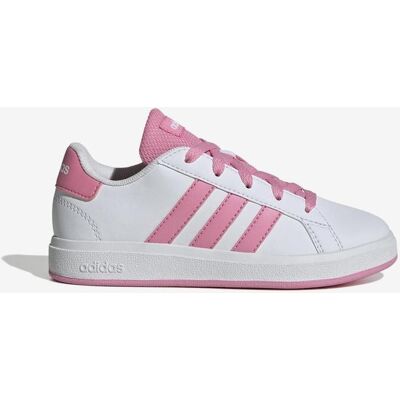 adidas Grand Court 2.0 Kinder Sneaker reinweiß/hellrosa - 38(2/3) unisex adidas Grand Court 2.0 Kinder Sneaker reinweiß/hellrosa - 38(2/3) unisex