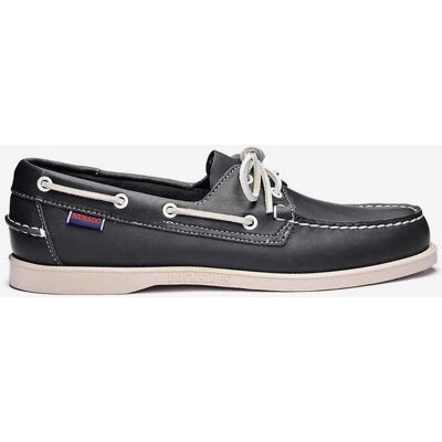 Sebago Portland Bootsschuhe marineblau/weiß - 41 male Sebago Portland Bootsschuhe marineblau/weiß - 41 male