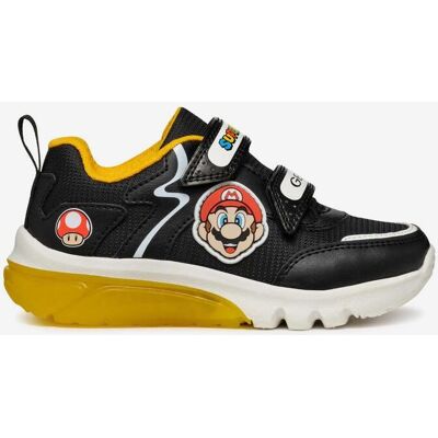 Geox Ciberdron Sportschuhe schwarz rein gelb Junge - 33 male Geox Ciberdron Sportschuhe schwarz rein gelb Junge - 33 male