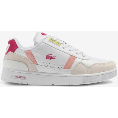 Lacoste T-Clip Damen Sneaker weiß/rosa - 37 female Lacoste T-Clip Damen Sneaker weiß/rosa - 37 female