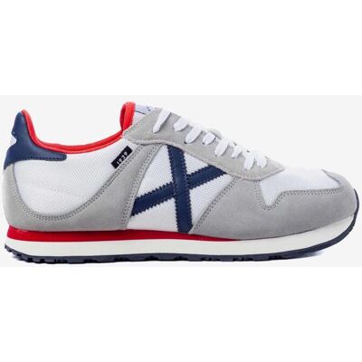 Munich Massana Sneaker grau/weiß/marineblau - 37 male Munich Massana Sneaker grau/weiß/marineblau - 37 male