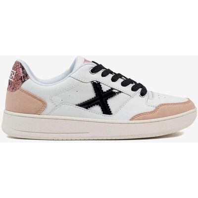 Munich Legit Damen Sneaker weiß/rosa/schwarz - 40 female Munich Legit Damen Sneaker weiß/rosa/schwarz - 40 female
