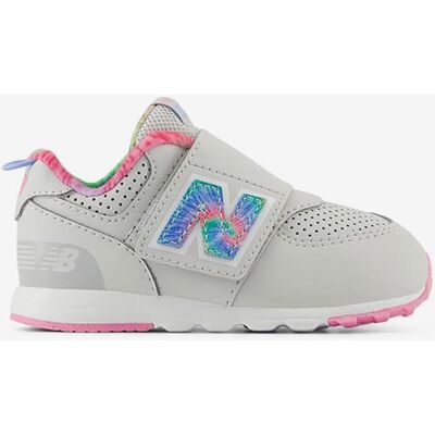 New Balance 574 NEW-B Hook & Loop Baby Sneaker grau/blau/rosa - 21 unisex New Balance 574 NEW-B Hook & Loop Baby Sneaker grau/blau/rosa - 21 unisex