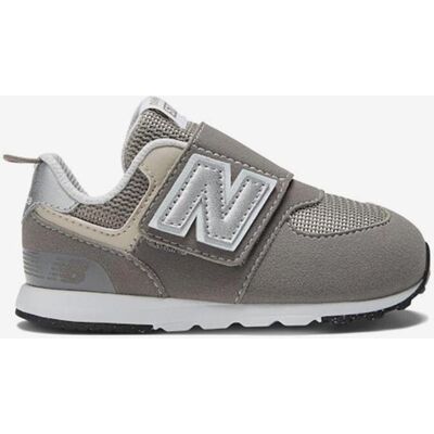 Turnschuhe New Balance NEW-B 574 Hook & Loop grau baby weiß - 27.5 unisex Turnschuhe New Balance NEW-B 574 Hook & Loop grau baby weiß - 27.5 unisex