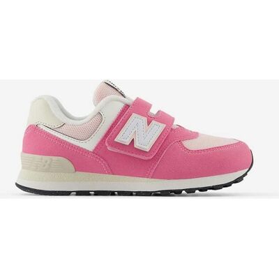 New Balance 574 Hook And Loop Kinderschuhe in Hellrosa und Weiß - 35 unisex New Balance 574 Hook And Loop Kinderschuhe in Hellrosa und Weiß - 35 unisex