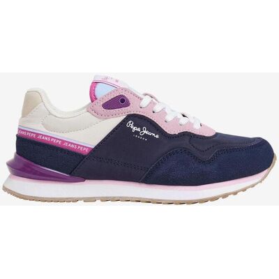 Pepe Jeans London Fenix Kinder Sneaker marineblau/rosa - 32 female Pepe Jeans London Fenix Kinder Sneaker marineblau/rosa - 32 female